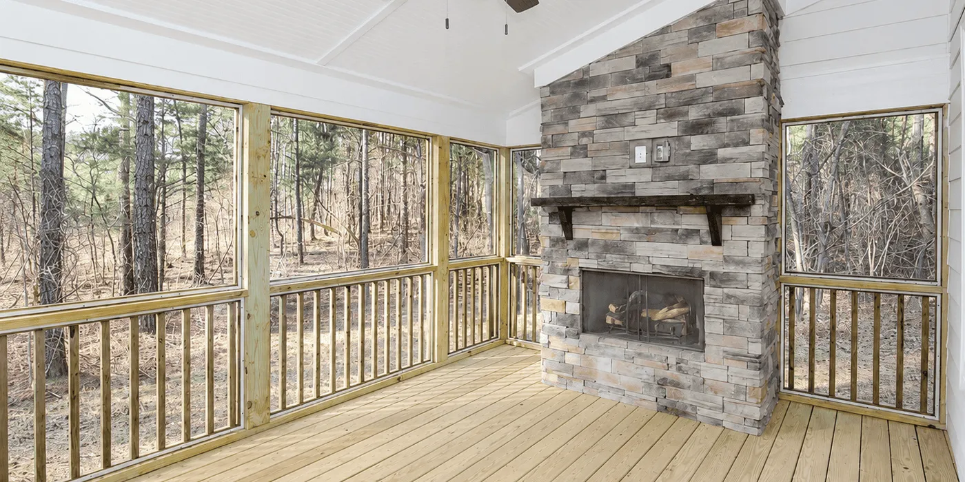 Designing an Outdoor Fireplace for Your Screened or Covered Porch