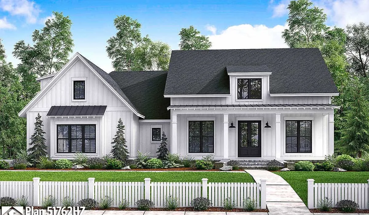One Story Modern Farmhouse Floor Plans