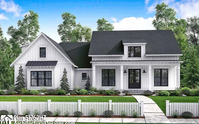 One Story Modern Farmhouse Floor Plans