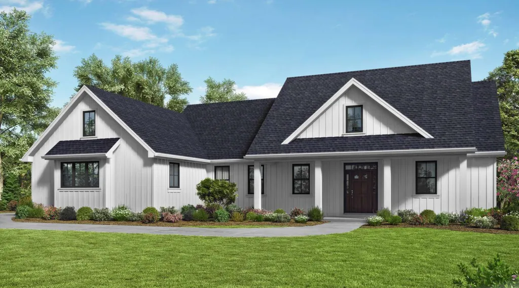 Cary exterior rendering