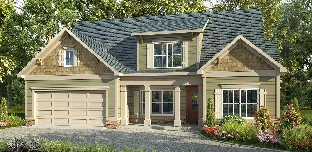 Grovetown A exterior rendering