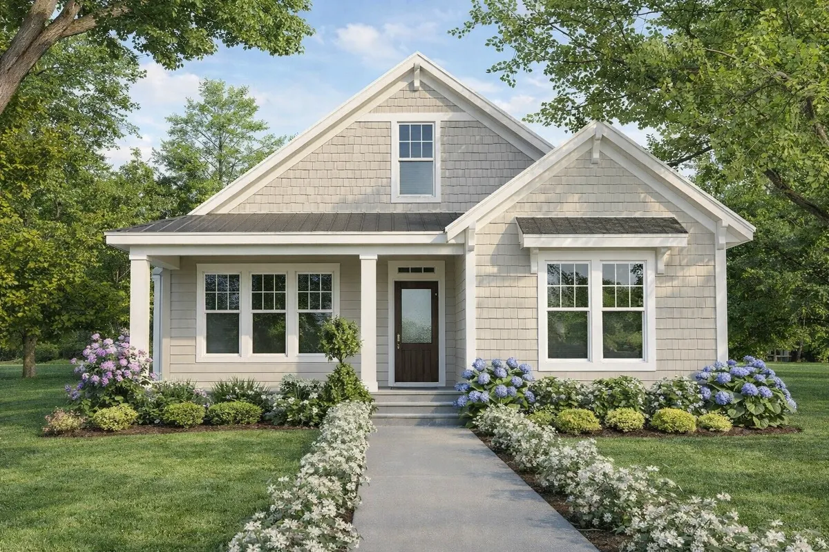 Greenfield Cottage exterior rendering
