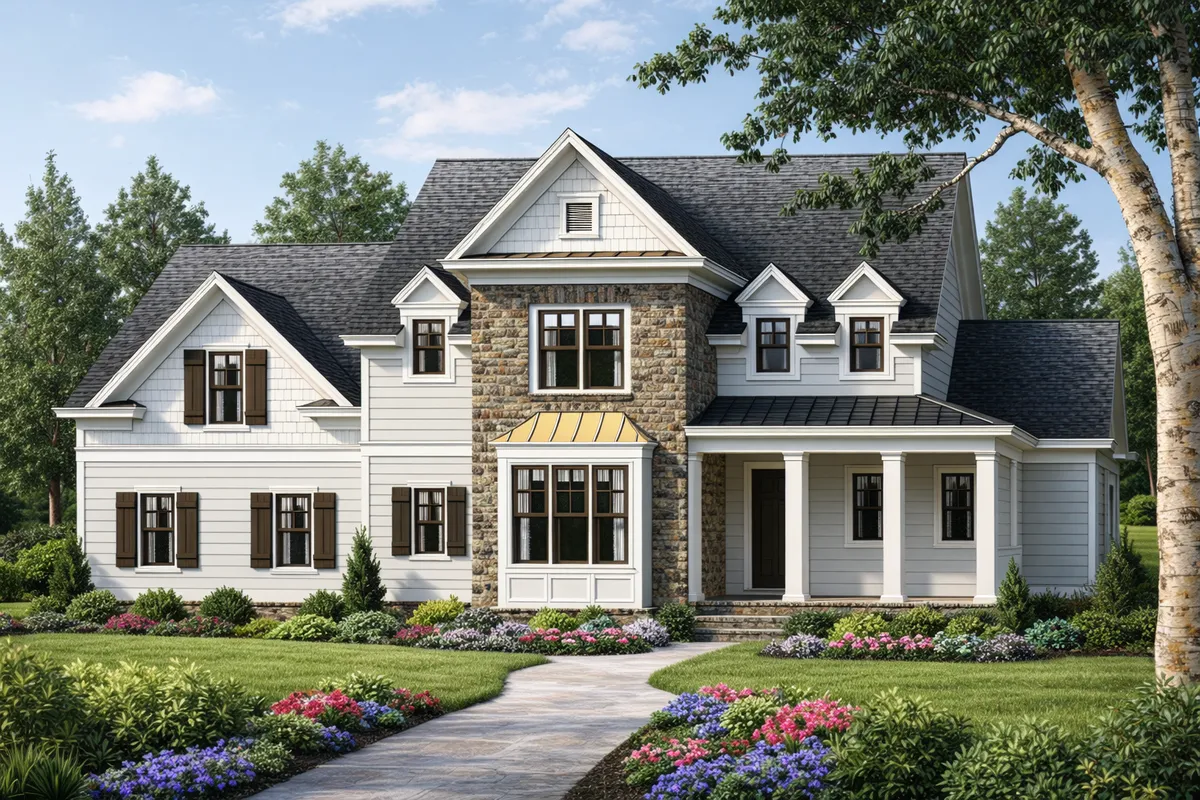 Lakeside exterior rendering