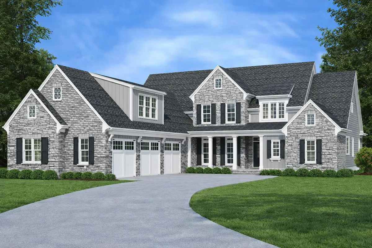 Saxony exterior rendering