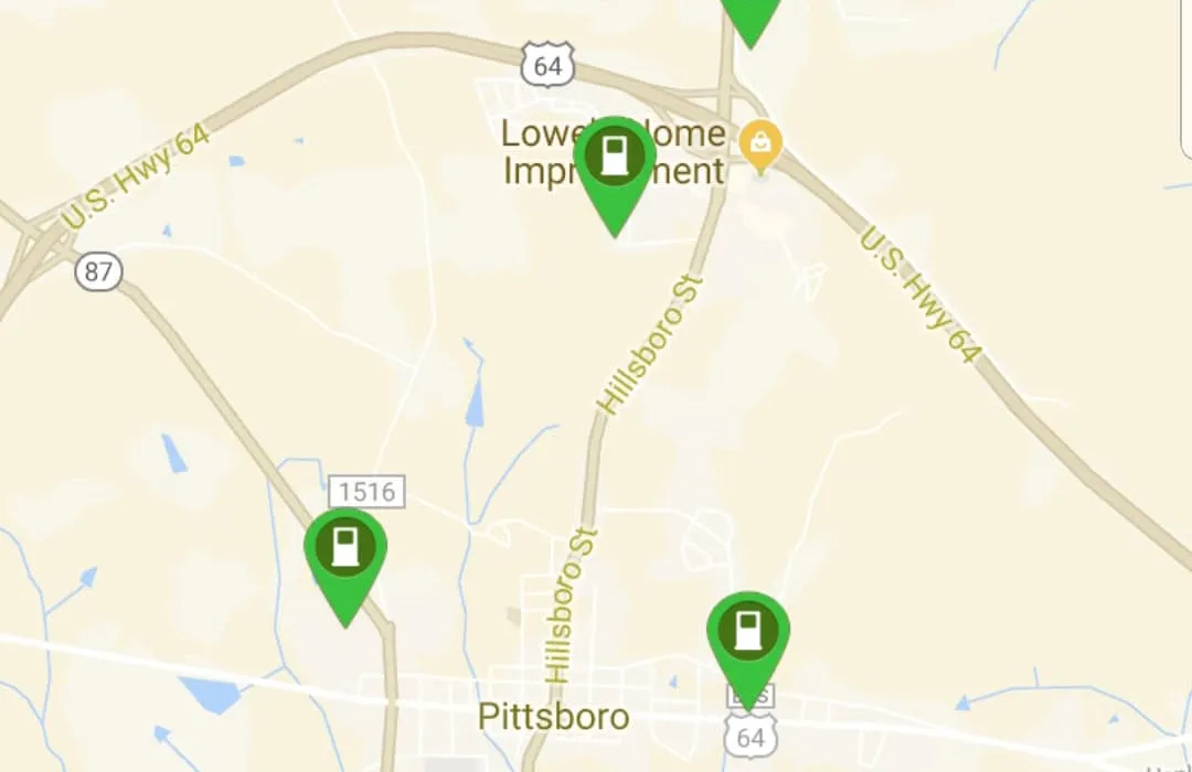 Where can you find an EV charging station in Pittsboro, North Carolina?