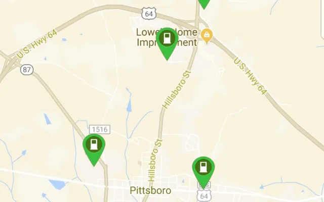 Where can you find an EV charging station in Pittsboro, North Carolina?