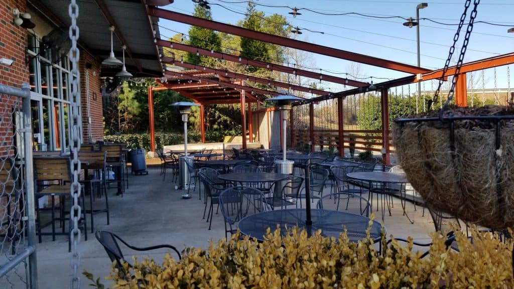 Carolina brewery patio