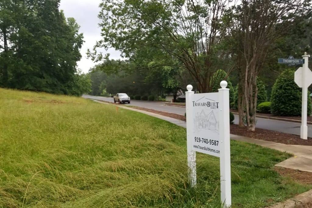 Thompson lot sign