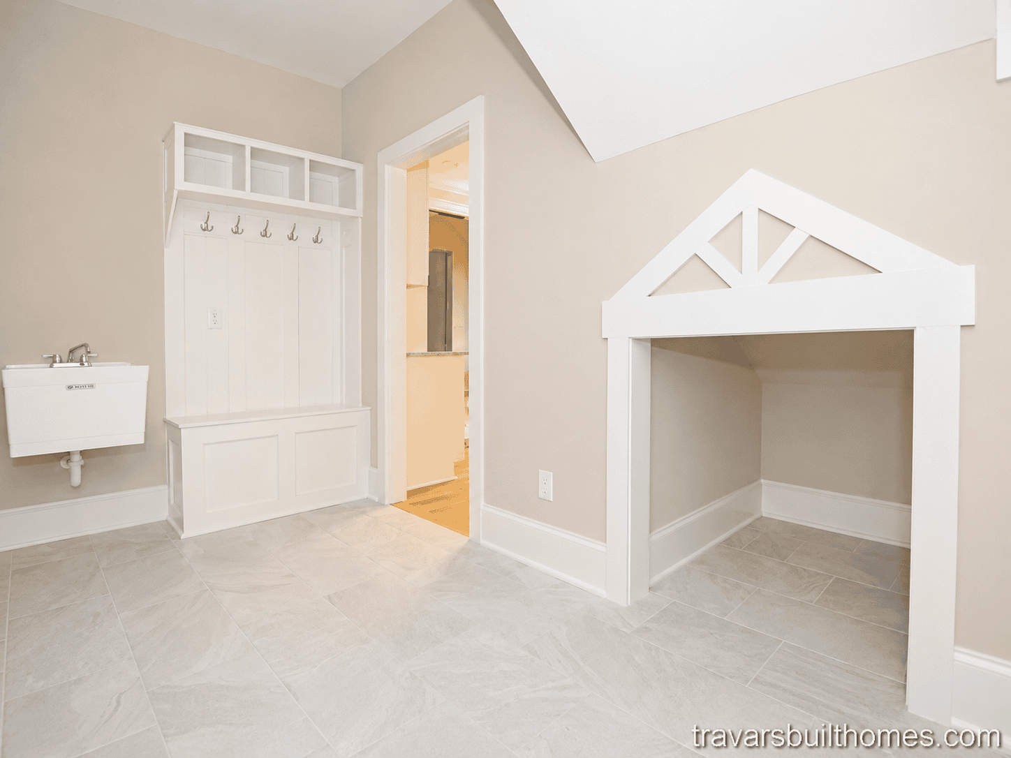 Wendell North Carolina New Homes | Built in Dog House Under the Stairs