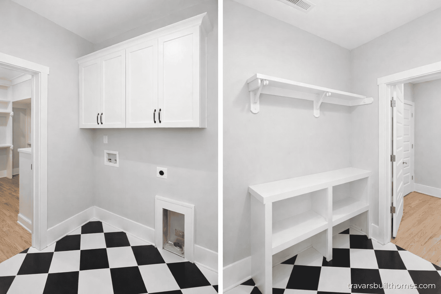 Laundry Mudroom Door to Master Closet | Mebane NC New Homes