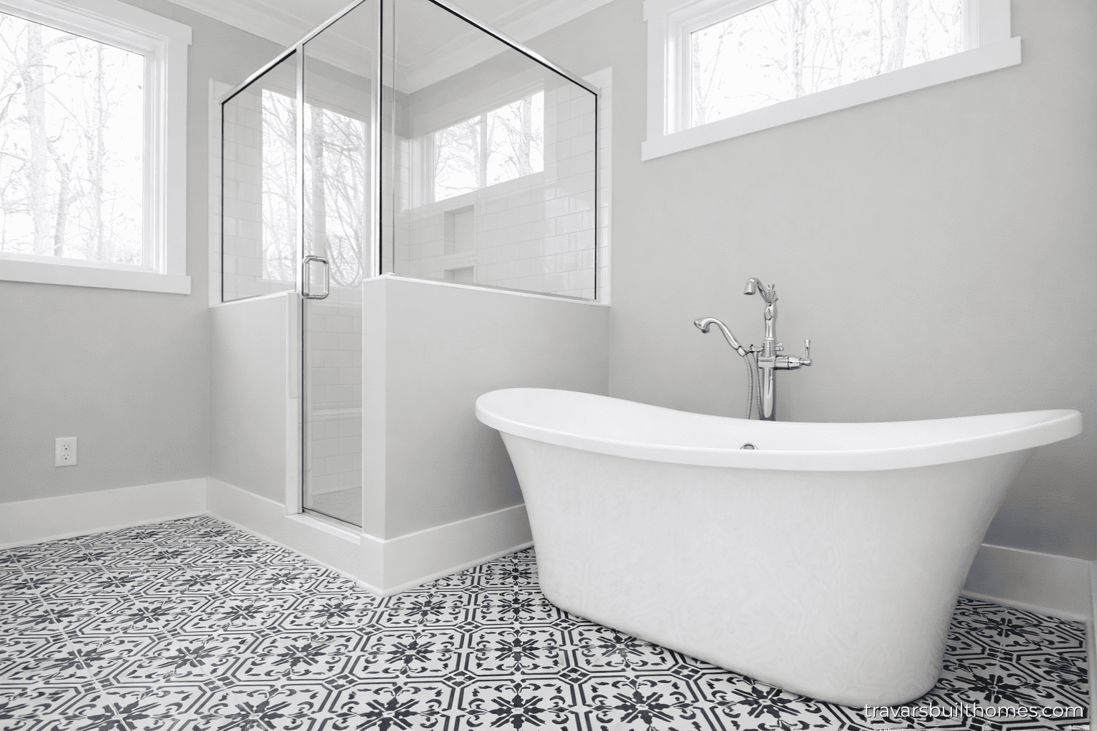 Primary Bath — Saddlebrook Farmhouse
