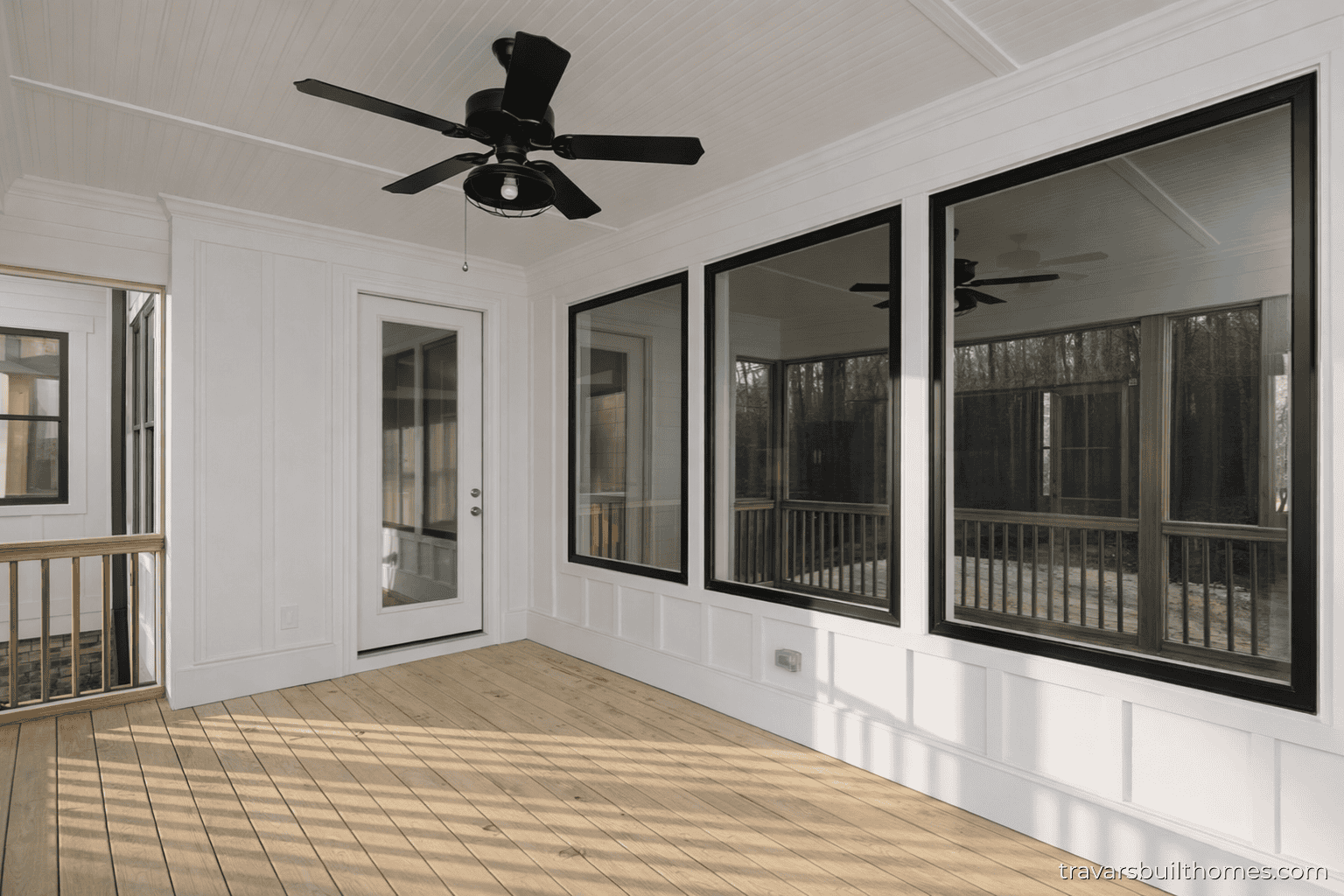 Farmhouse Screen Porch | Mebane NC New Homes