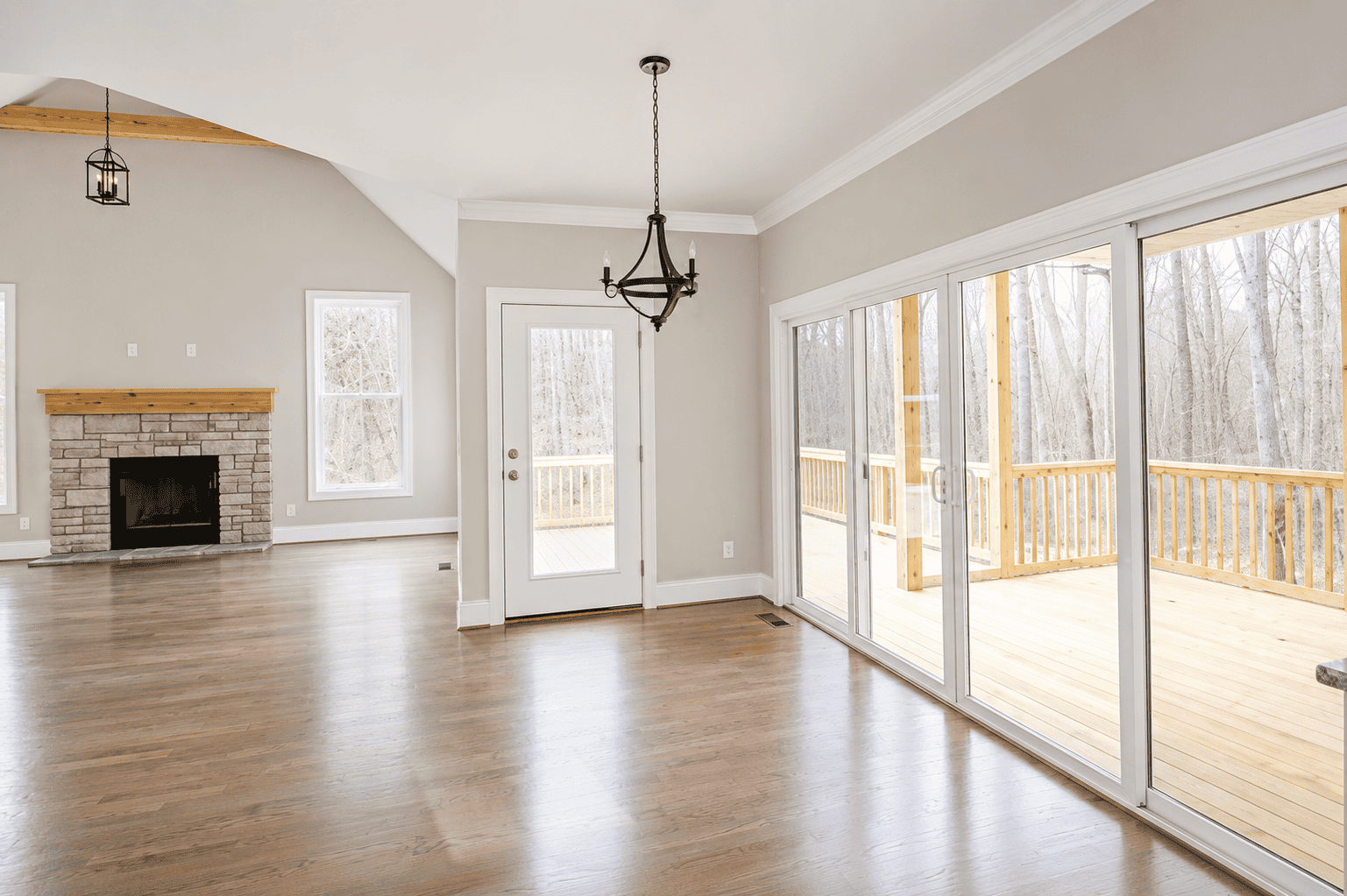 Indoor outdoor living spaces | NC new homes