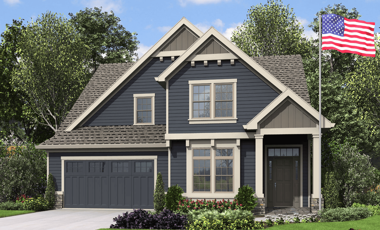 Modern Craftsman House Plan