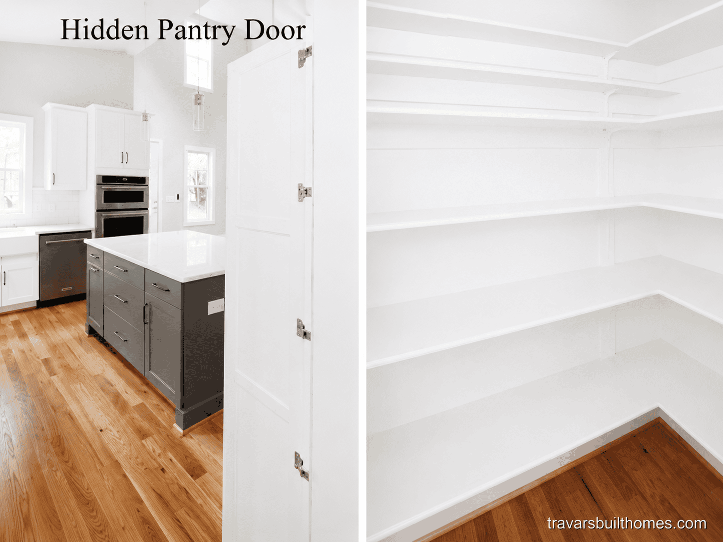 Noni Cottage hidden pantry