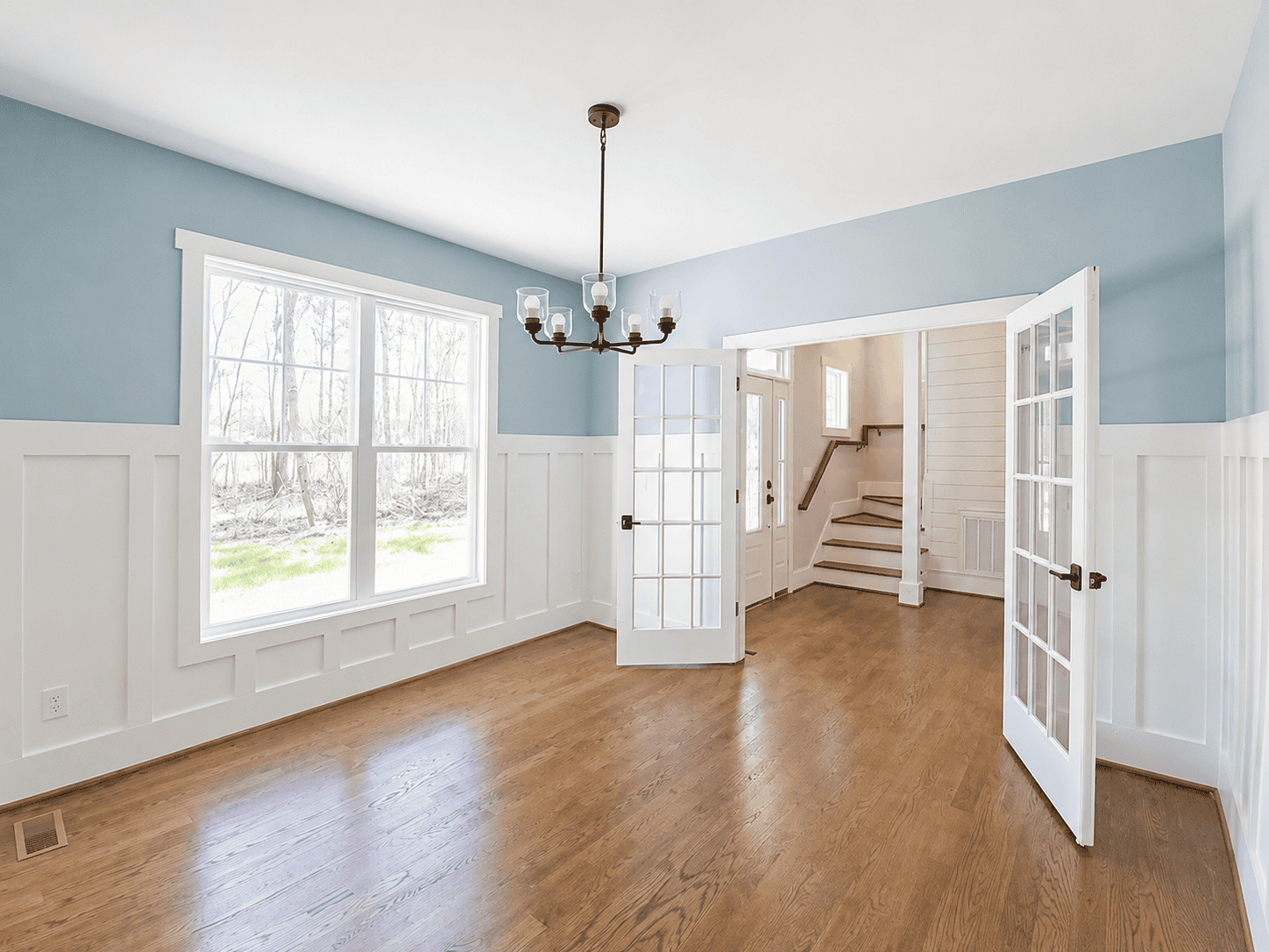 First Floor Office | Wainscoting Walls in Office