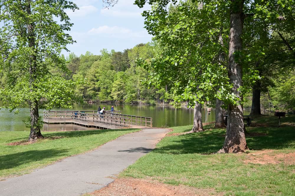 Fishing dock at quaker Creek