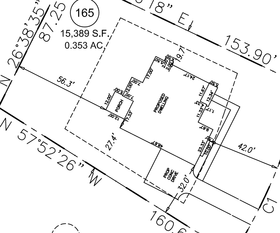 Plat map neighborhood