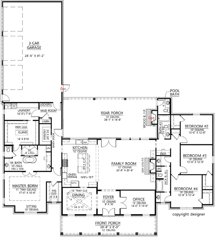 Annecy floor plan