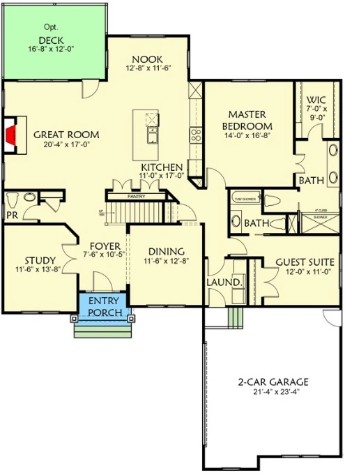 Carmichael floor plan