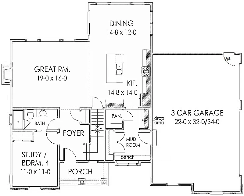 Carolina floor plan