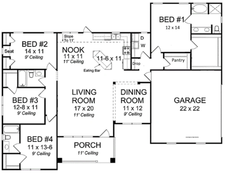 Cates Corner floor plan