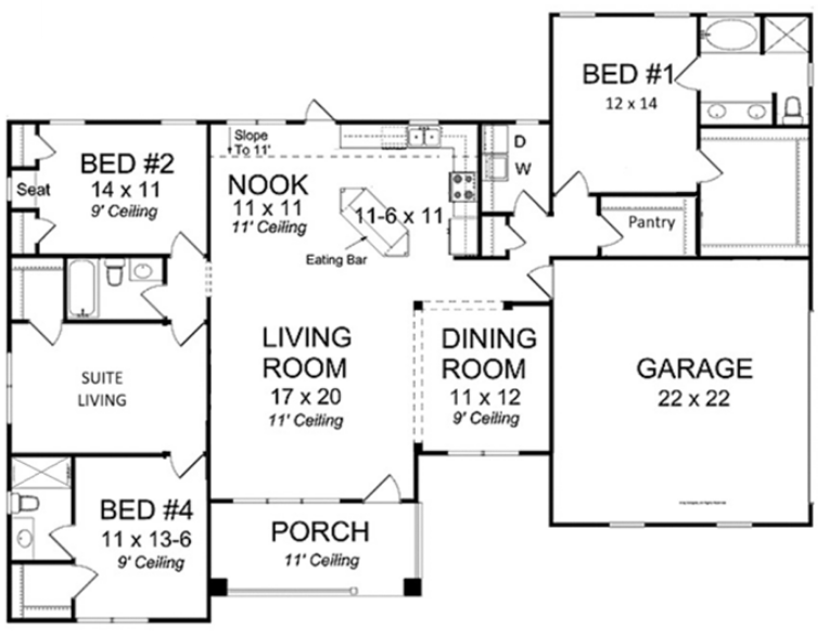 Cates Corner floor plan