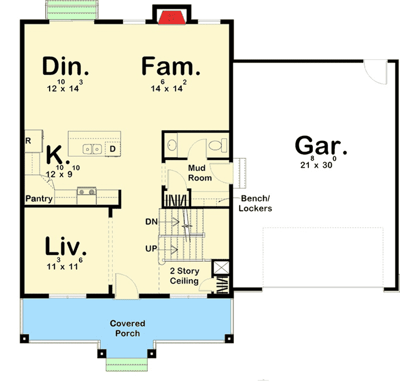 The Chatham floor plan