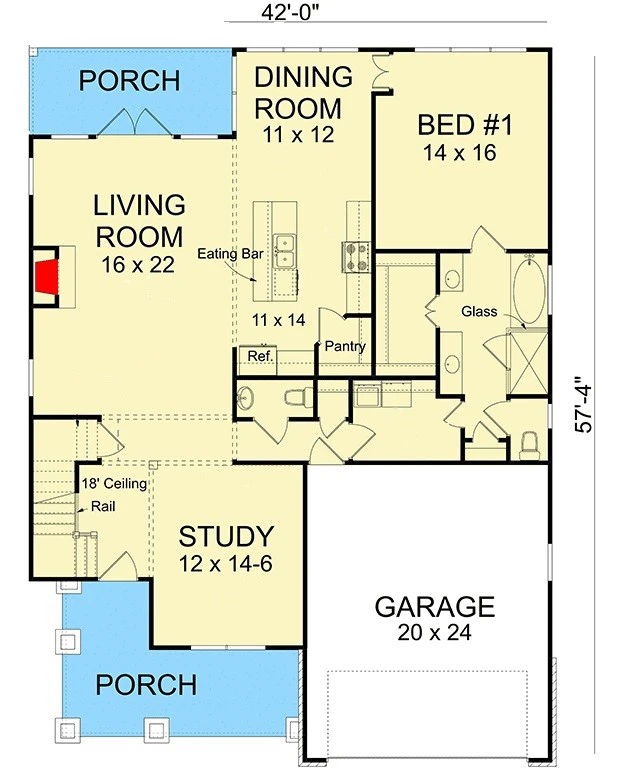 Claremont floor plan