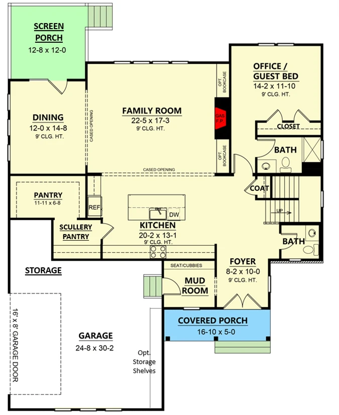 Coolwater House floor plan