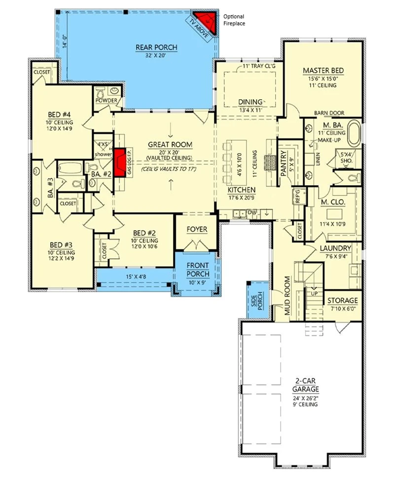 Crossvine House floor plan