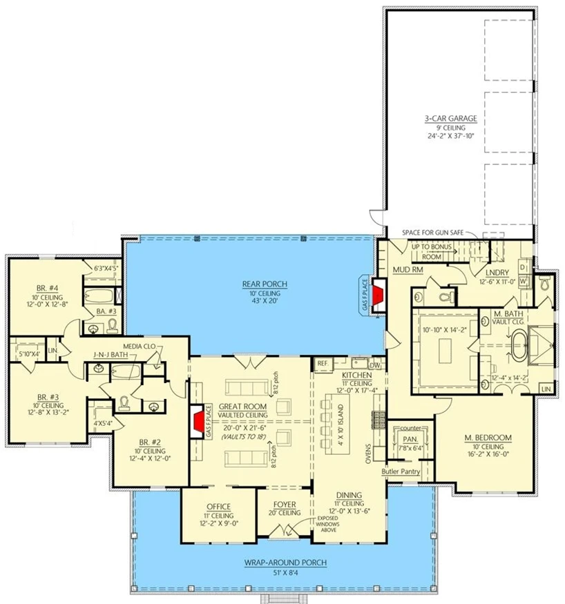 Eldermere House floor plan