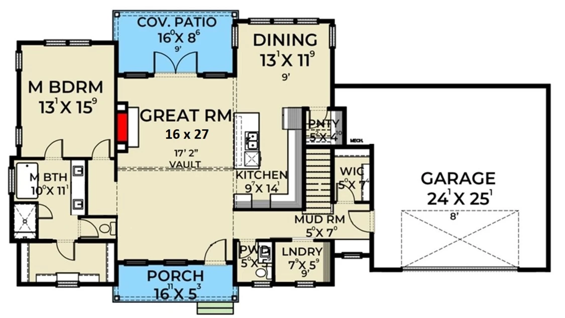 Lakeview floor plan