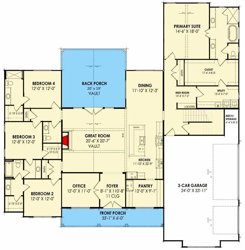 Osprey House floor plan