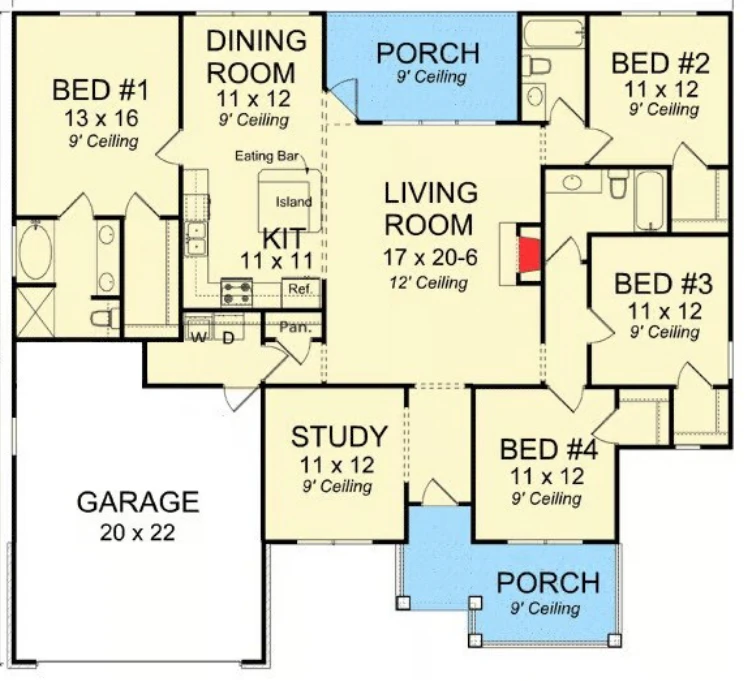 Pinecrest floor plan