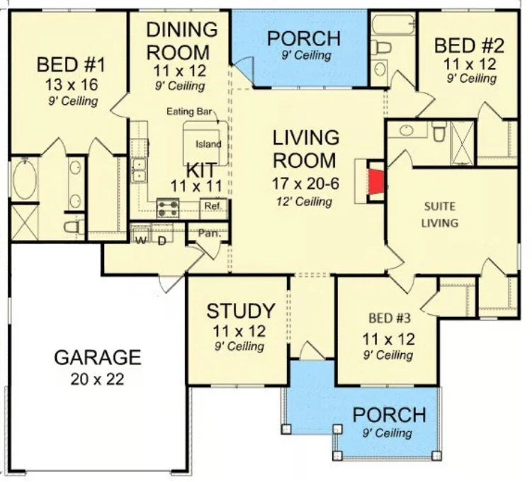 Pinecrest floor plan