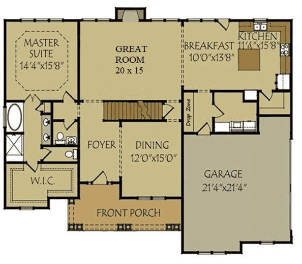 Riverstone floor