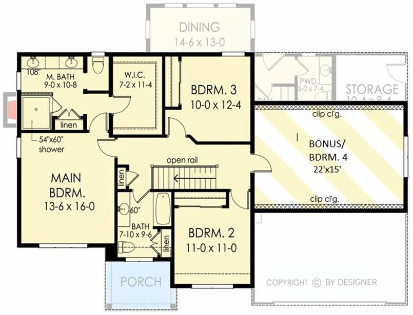 Skyline Farmhouse floor plan