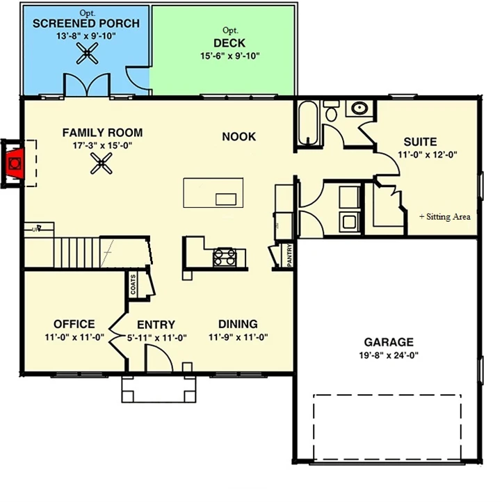 Southern Shores floor plan