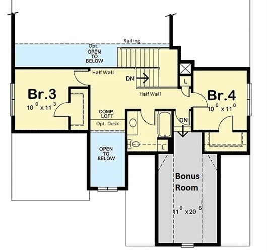 Twin Oaks floor plan