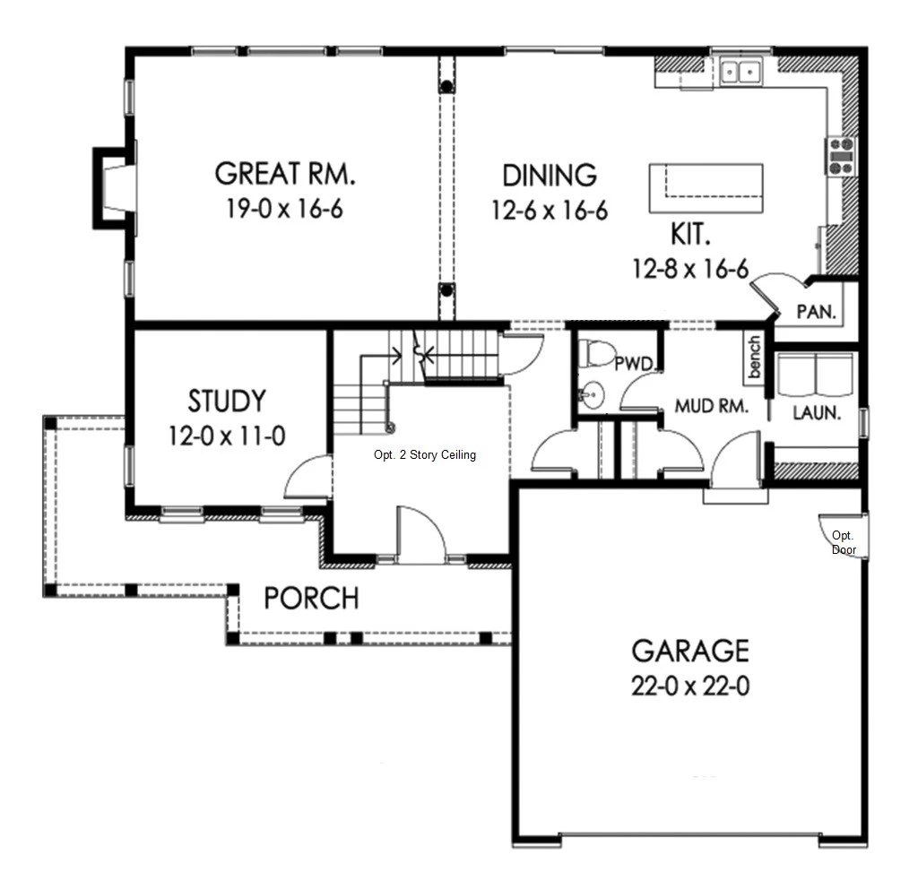 Westside floor plan