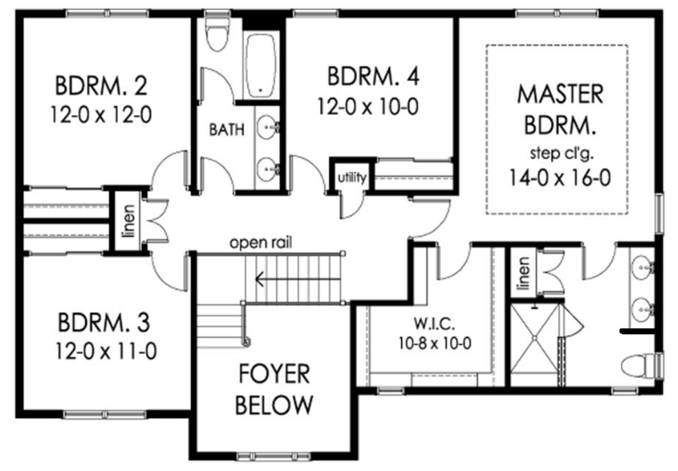 Westside floor plan