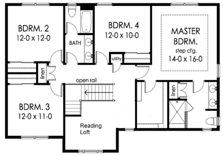 Westside floor plan