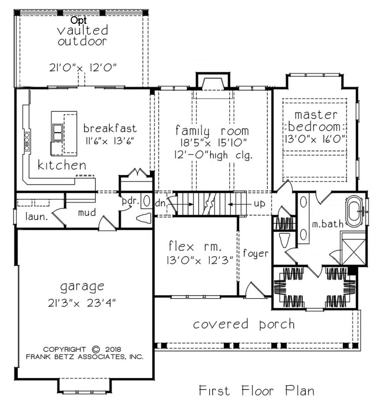 Modern Farmhouse floor plan | Chatham County New Homes