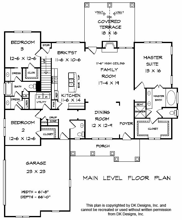 One Story Craftsman House