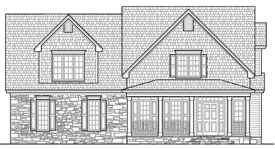 The Chesnee Floor Plan | Siler City Home Builders