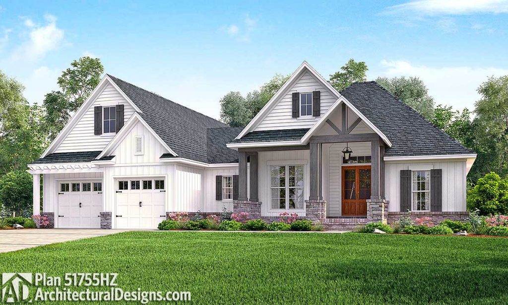 Contemporary Craftsman Home with Bonus Over Garage