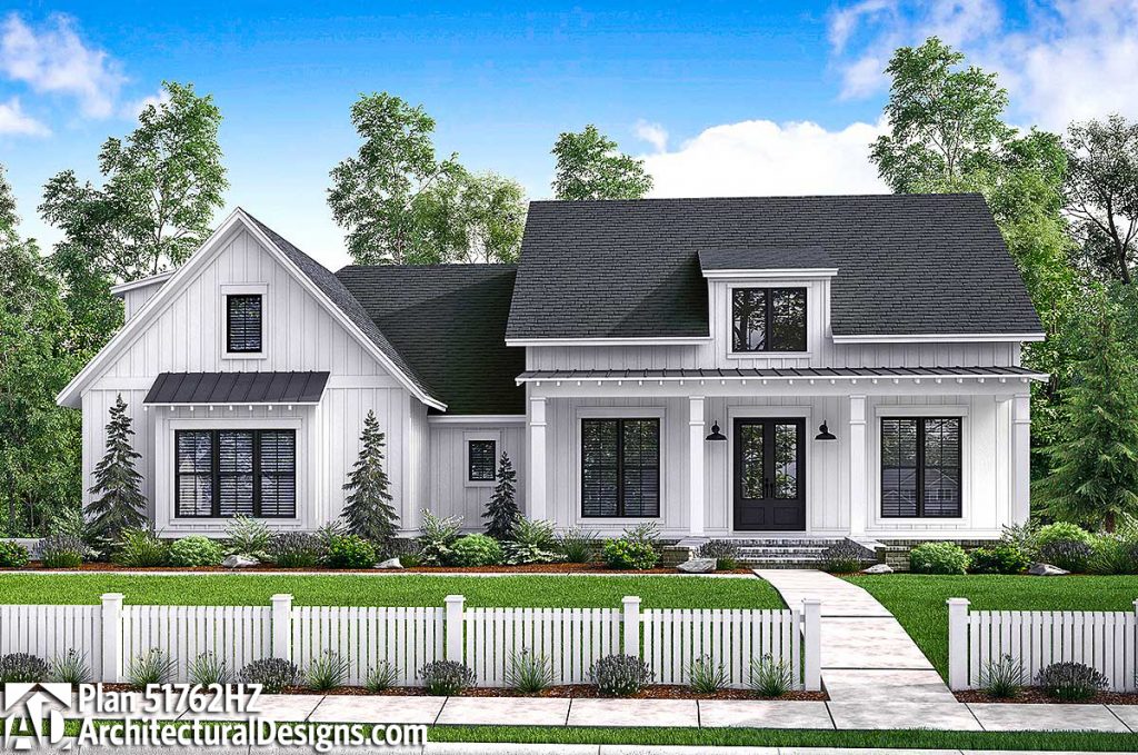 One story modern farmhouse floor plans | Chatham County NC custom home builders