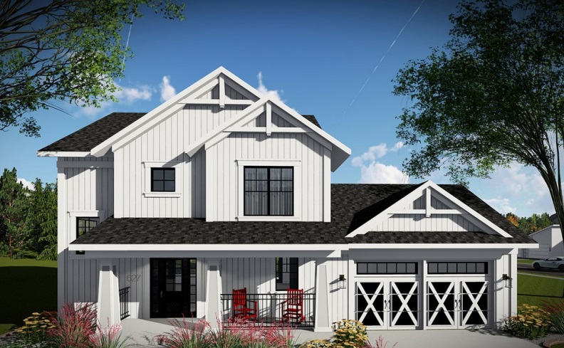 Craftsman Farmhouse Plan | Carrboro Home Builders