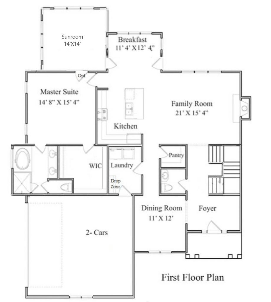 c shaped house plans